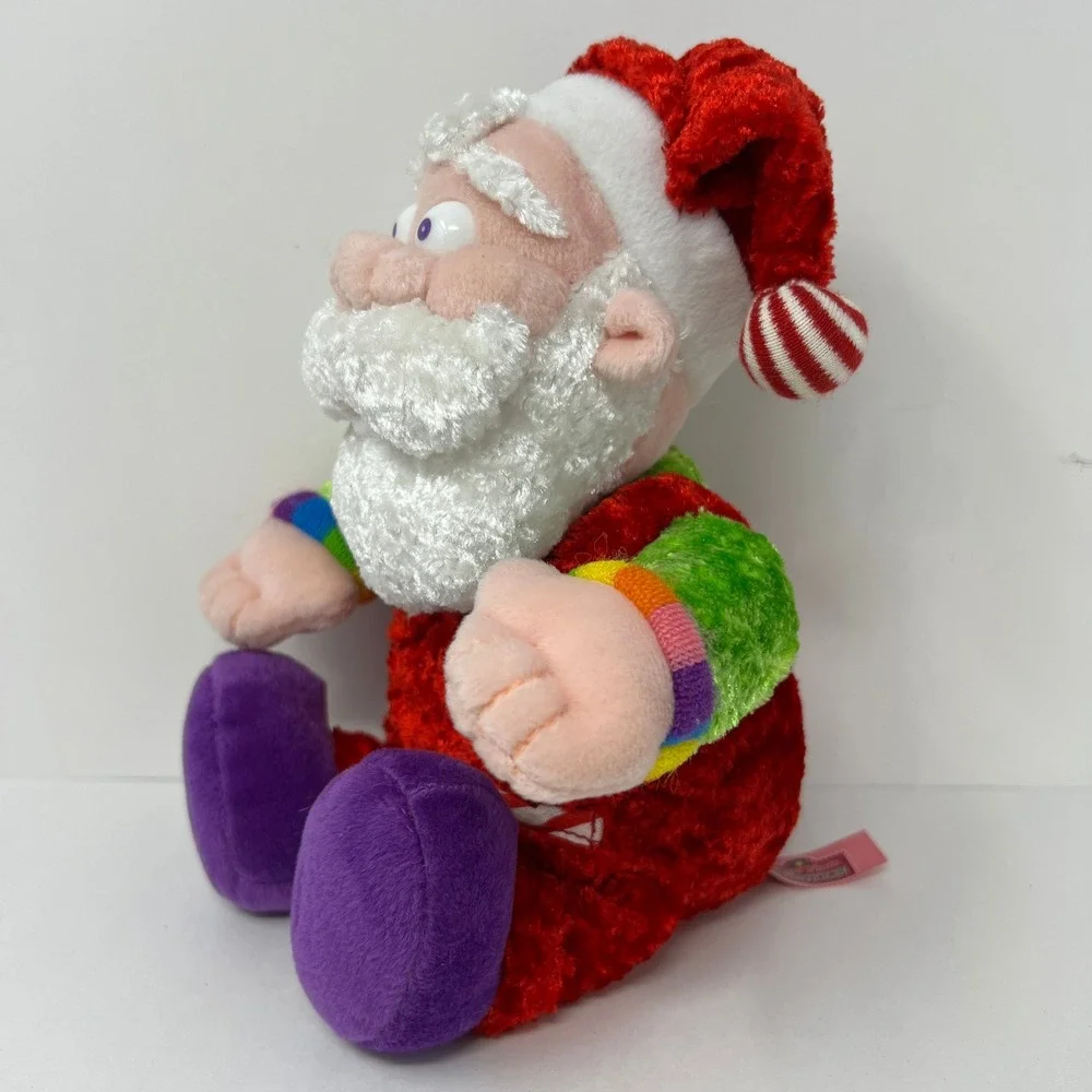 Sugar Plum Junction Santa‎ Claus Plush Doll Red Green Whimsical Holiday Toy 10